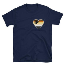 T-Shirt - Bear Pride Heart Navy / S