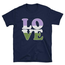 T-Shirt - Genderqueer Love Navy / S