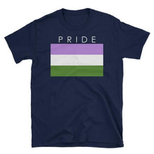 T-Shirt - Genderqueer Pride Navy / S