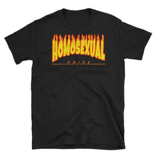 T-Shirt - Homosexual Flames Black / S