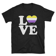 T-Shirt - Non Binary Love & Heart Black / S