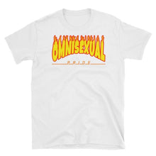 T-Shirt - Omnisexual Flames White / S