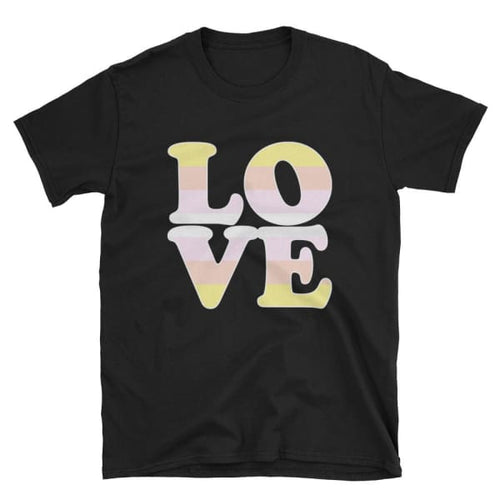 T-Shirt - Pangender Love Black / S
