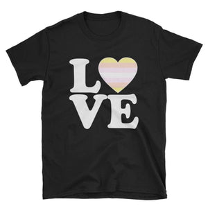 T-Shirt - Pangender Love & Heart Black / S