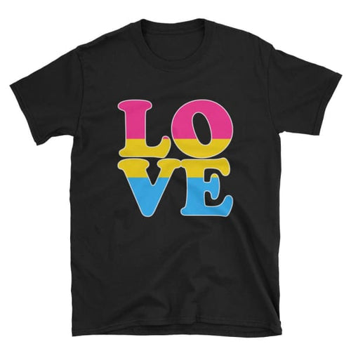 T-Shirt - Pansexual Love Black / S