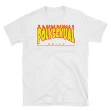 T-Shirt - Polysexual Flames White / S