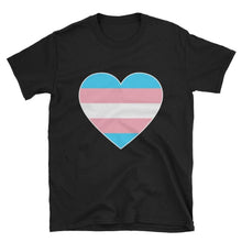 T-Shirt - Transgender Big Heart Black / S