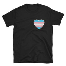 T-Shirt - Transgender Heart Black / S