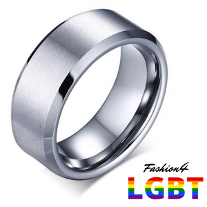 Titanium Ring - Humble Us Size 6 / Silver