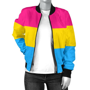 Womens Bomber Jacket - Pansexual