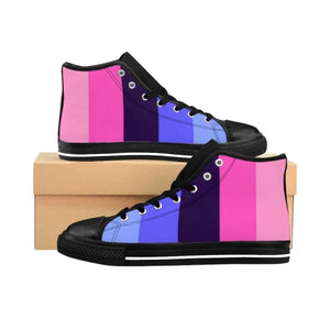 Womens High-Top Sneakers - Omnisexual Us 9 Shoes